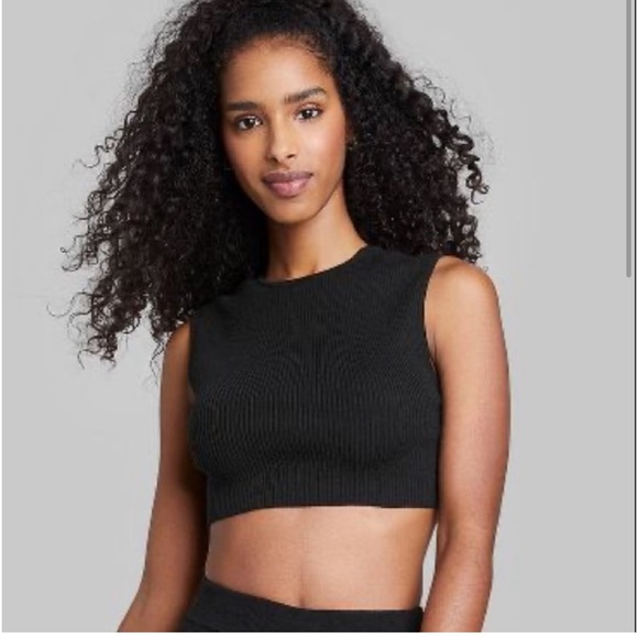 Women's Reversible Twist
Tank Cropped Sweater
Tank Top - Plum Purple and Black S - Picture 7 of 8